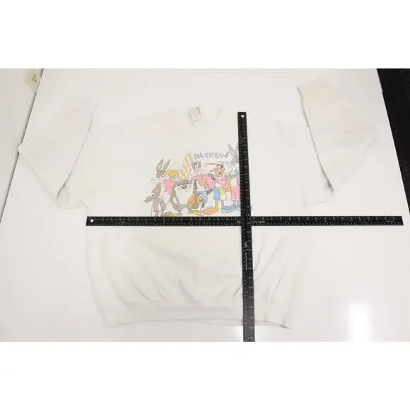 Warner Bros Looney Tunes Da Crew Sweatshirt Large - Picture 6 of 8